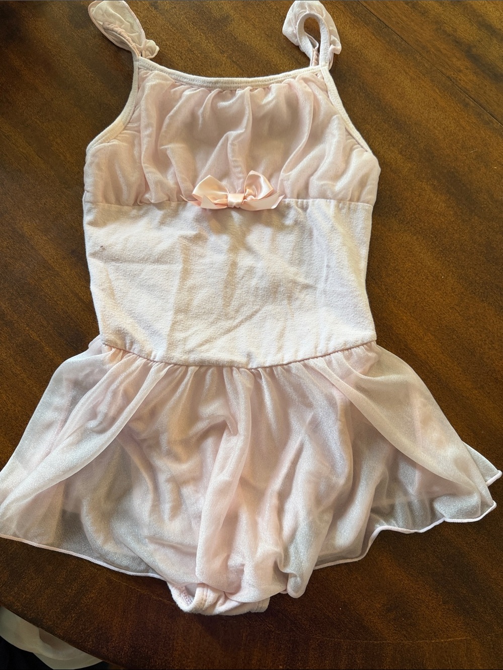 Danskin Girls Light Pink Ballet Leotard Dress
